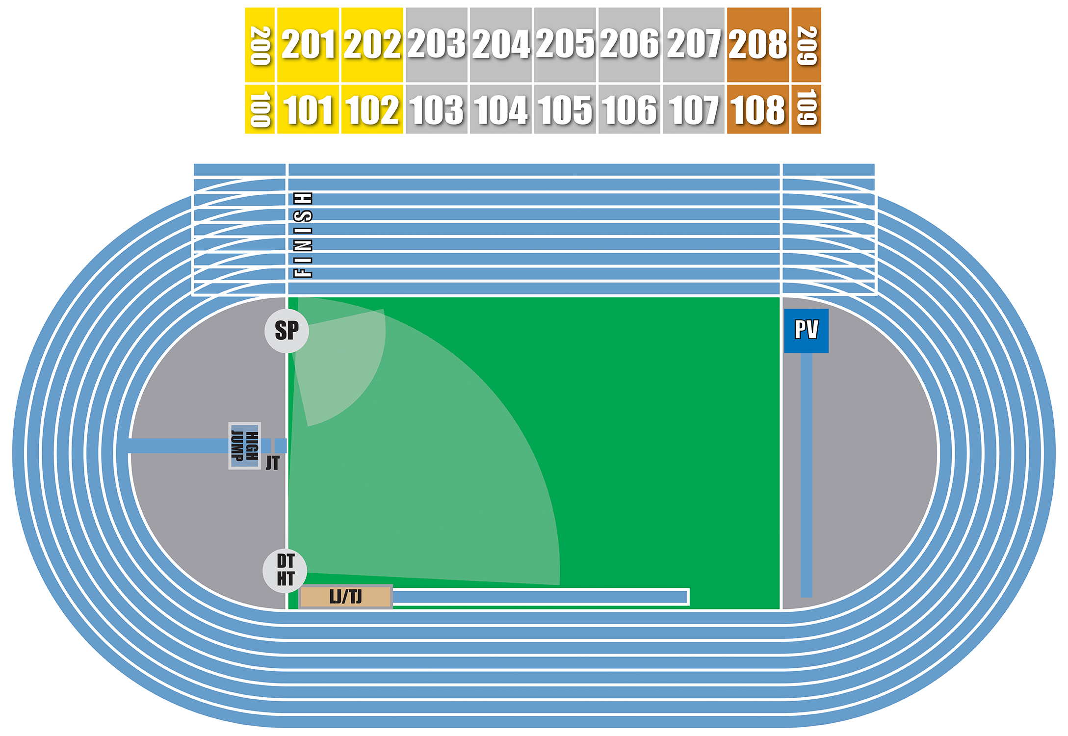 Icahn Stadium Ticket Seating